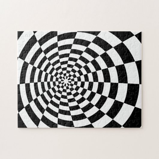Schwarz-Weiß-Optik Puzzle (Horizontal)