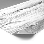 Schwarz-Weiß-Ozean-Horizont & Braune Pelikane 16x2 Poster (Ecke)