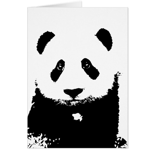 Schwarz/Weiß Panda (Vorne)