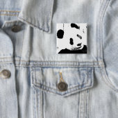 Schwarz/Weiß Panda Button (Beispiel)