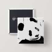 Schwarz/Weiß Panda Button (Vorne & Hinten)