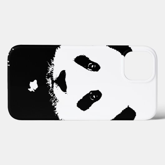 Schwarz/Weiß Panda Case-Mate iPhone Hülle (Rückseite (Horizontal))
