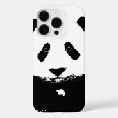Schwarz/Weiß Panda Case-Mate iPhone Hülle (Rückseite)