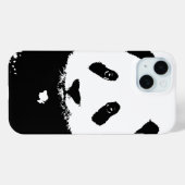 Schwarz/Weiß Panda Case-Mate iPhone Hülle (Rückseite (Horizontal))