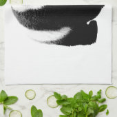 Schwarz/Weiß Panda Geschirrtuch (Gefaltet)