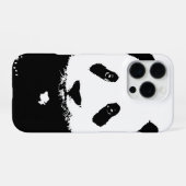 Schwarz-Weiß-Panda iPhone Hülle (Rückseite (Horizontal))