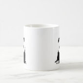 Schwarz/Weiß Panda Kaffeetasse (Mittel)