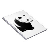Schwarz/Weiß Panda Notizblock (Rechte Seite)