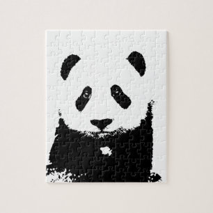 Schwarz/Weiß Panda Puzzle