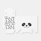 Schwarz-Weiß-Panda-Süße Tier-Design Geschenkschachtel (Ungefaltet)