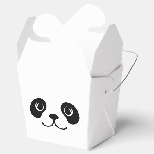 Schwarz-Weiß-Panda-Süße Tier-Design Geschenkschachtel (Geöffnet)