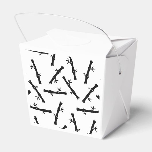 Schwarz-Weiß-Panda-Süße Tier-Design Geschenkschachtel (Rückseite)