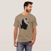 Schwarz/Weiß Panda T-Shirt (Vorne ganz)
