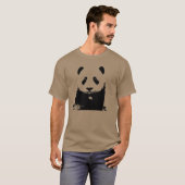 Schwarz/Weiß Panda T-Shirt (Vorne ganz)