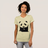 Schwarz/Weiß Panda T-Shirt (Vorne ganz)