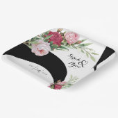 Schwarz-Weiß-Papier-Platte Pappteller (Gewinkelt)