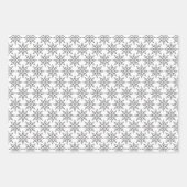 Schwarz-Weiß-Papierblatt-Set Nr. 2 Geschenkpapier Set (Vorderseite 3)