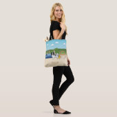 Schwarz-Weiß-Papillen mit Agility Tasche (Am Model)