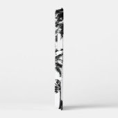 Schwarz-Weiß-Paradies für tropische Palmen Sommer Case-Mate iPhone Hülle (Rückseite / Rechts)