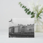 Schwarz-Weiß-Paris Postkarte (Stehend Vorderseite)
