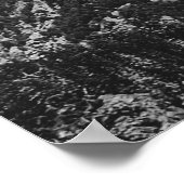 Schwarz-Weiß-Park nahuel huapi Landschaft Poster (Ecke)