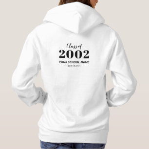 Schwarz-Weiß-Partygeschenk für das Klassentreffen  Hoodie