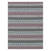 Schwarz-Weiß-Patchwork-Spitze Tischdecke (Vorderseite)