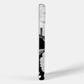 Schwarz-Weiß-Peongram Case-Mate iPhone Hülle (Rückseite / Rechts)