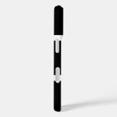 Schwarz-Weiß-Personalisiert Case-Mate iPhone Hülle (Rückseite / Rechts)