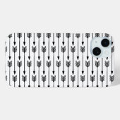 Schwarz-Weiß-Pfeile Case-Mate iPhone Hülle (Rückseite (Horizontal))