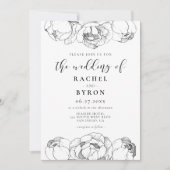 Schwarz-Weiß-Pfennig Einladung (Vorderseite)