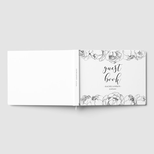 Schwarz-Weiß-Pfennig Gästebuch (Voll)