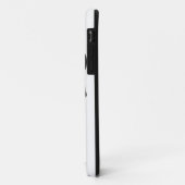 Schwarz-Weiß-Pferd Case-Mate iPhone Hülle (Hinten/Links)