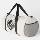 Schwarz-Weiß-Pferde in der Liebe Duffle Bag (Rechte Ecke)