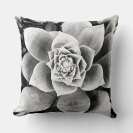 Schwarz-Weiß-Pflanze Kissen Kissen