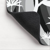 Schwarz-Weiß-Pflanze Mousepad (Ecke)
