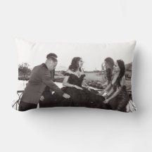 Schwarz-Weiß-Pillow - Familie Vasquez