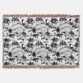 Schwarz-Weiß-Pilze Decke (Vorderseite)
