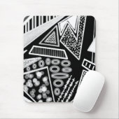 Schwarz-Weiß-Piste 2022 Inspiriert Mousepad (Mit Mouse)