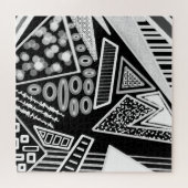 Schwarz-Weiß-Piste 2022 Inspiriert Puzzle (Horizontal)