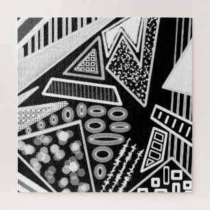 Schwarz-Weiß-Piste 2022 Inspiriert Puzzle