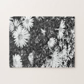 Schwarz-Weiß-Pixel-Kunst  Puzzle (Horizontal)