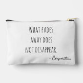 Schwarz-Weiß-Pixel-Portrait Zubehörtasche (Rückseite)