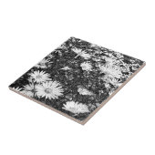 Schwarz-Weiß-Pixelart Fliese (Seite)