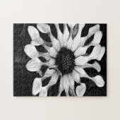 Schwarz-Weiß-Pixelart Puzzle (Horizontal)