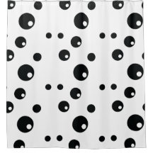 Schwarz-Weiß-Polka-Dot-Design