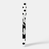 Schwarz-Weiß-Polka-Dot-Foto Case-Mate iPhone Hülle (Rückseite / Rechts)