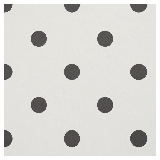 Schwarz-Weiß-Polka-Dot-Hübsches Muster Stoff (Muster)