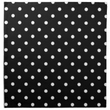 Schwarz-Weiß-Polka-Dot