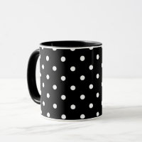 "Schwarz-Weiß-Polka-Dot"